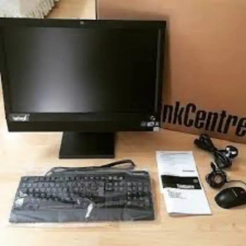 PC aio Lenovo i5 layar 23inch,ram 4gb SSD 120gb