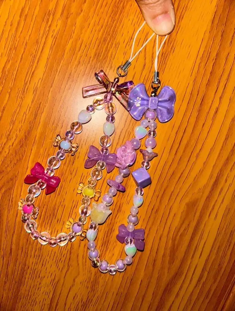 Gantungan Hp // Strap Phone Aesthetic Variasi Lilac (New)