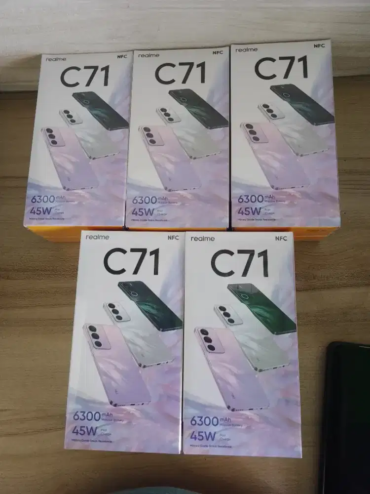 New Realme C71 6/128Gb garansi resmi