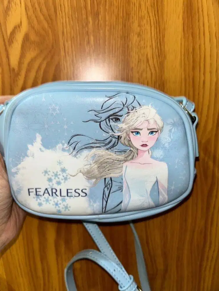 Tas Slempang Anak Forezen Elsa Warna Blue Ice (Original)
