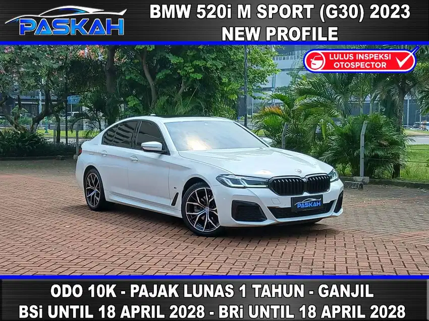 PAJAK=JUNI-2026 Bunga=4.5% Odo=10k BMW 520 M SPORT 2023 520 Sport 2023