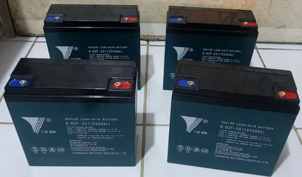 Aki SLA Sepeda Motor Listrik NEW 12v 20ah Tianneng