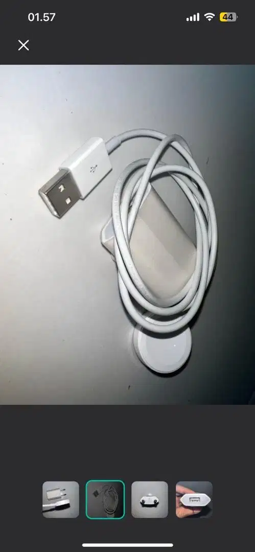 Charger Adapter Apple watch ( Seri 5 ) & Cable Original