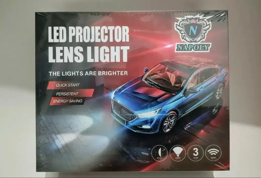 NAPOLY Biled Foglamp Projector 3 Inch Toyota PNP 3warna