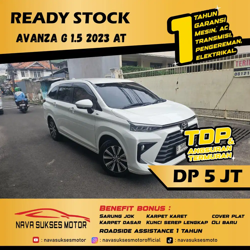 TDP 5 JUTA - AVANZA G A/T 2023