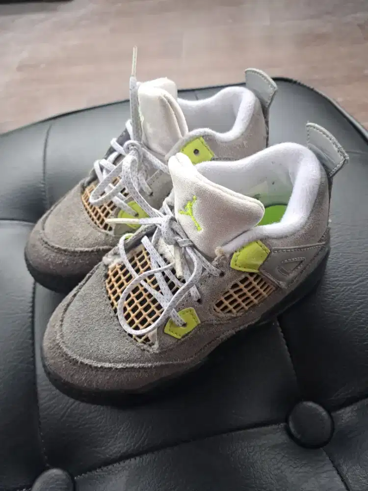 Sepatu nike air jordan 4 retro original size insole 15 cm