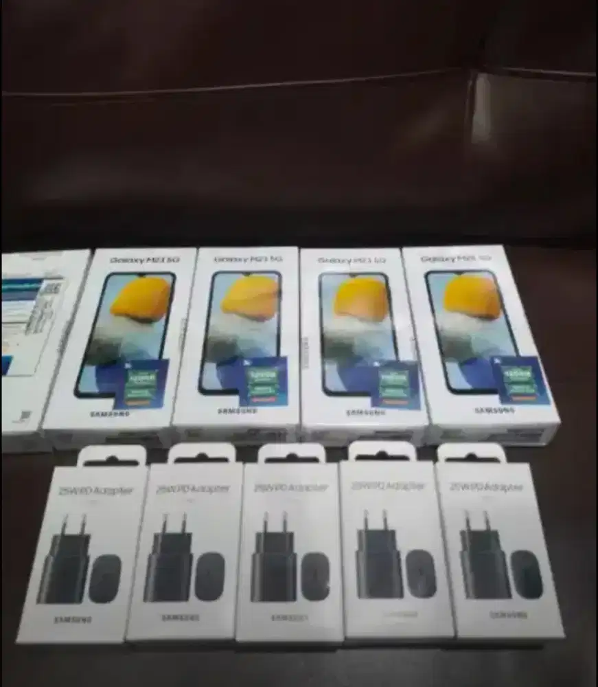 Samsung M23 5G NFC RAM 6/128 baru stock lama original seins