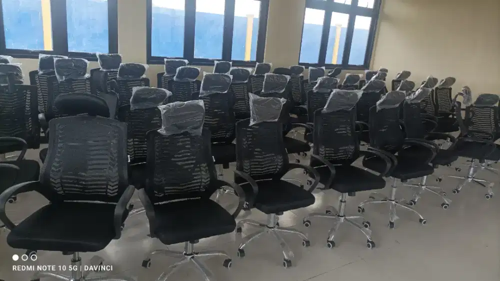 Kursi Kantor Headrest Staff