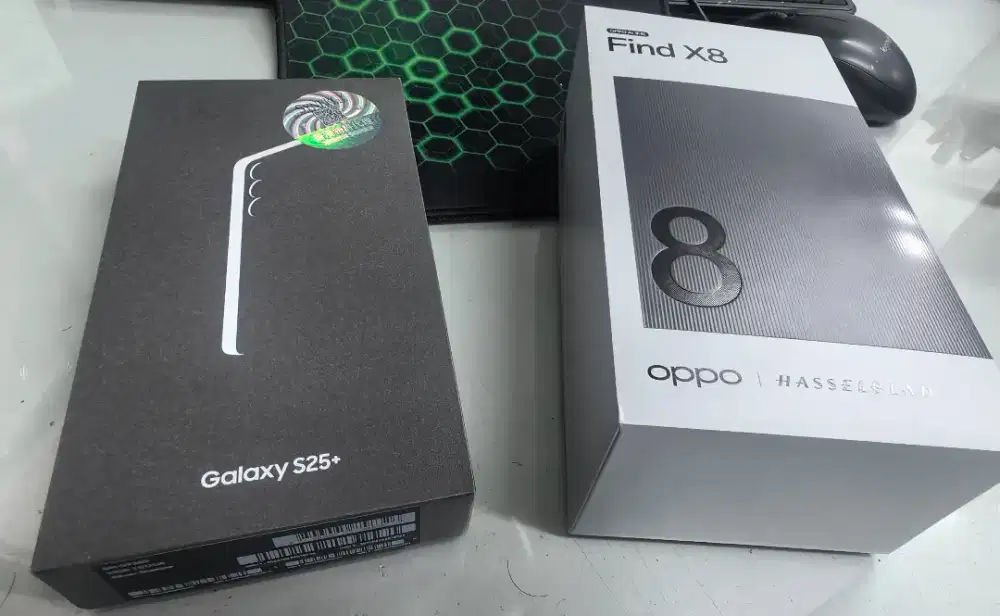 Samsung galaxy S25+12/512(Baru) dan Oppo Find X8 12/256(New)