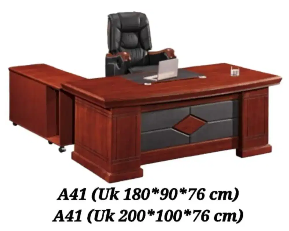 Meja direktur bahan Mdf Import