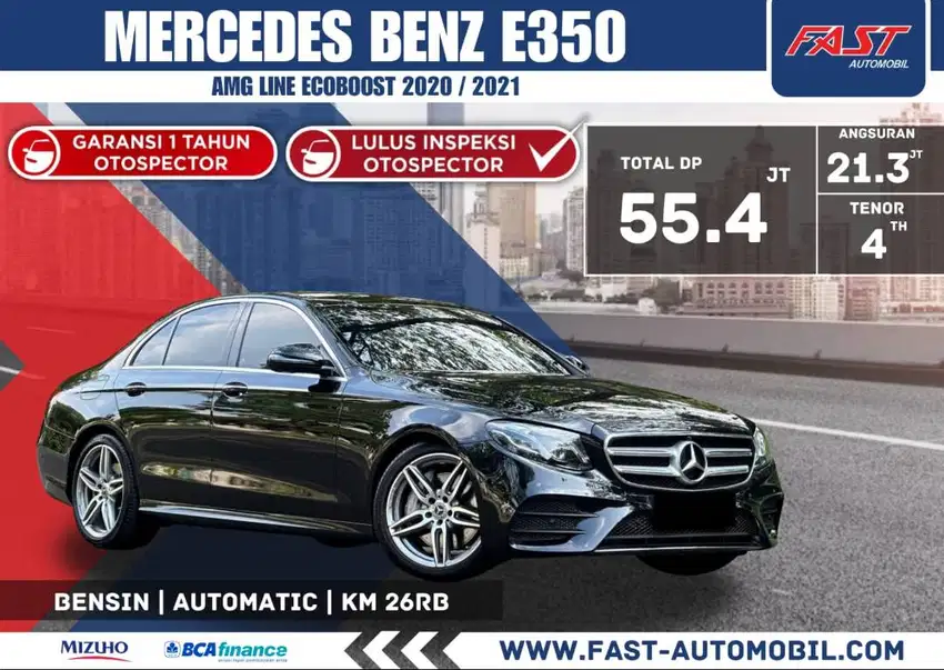 MERCEDES BENZ E350 AMG LINE 2021 / 2020 ECOBOOST KM.26RB PJK PJG #F4ST