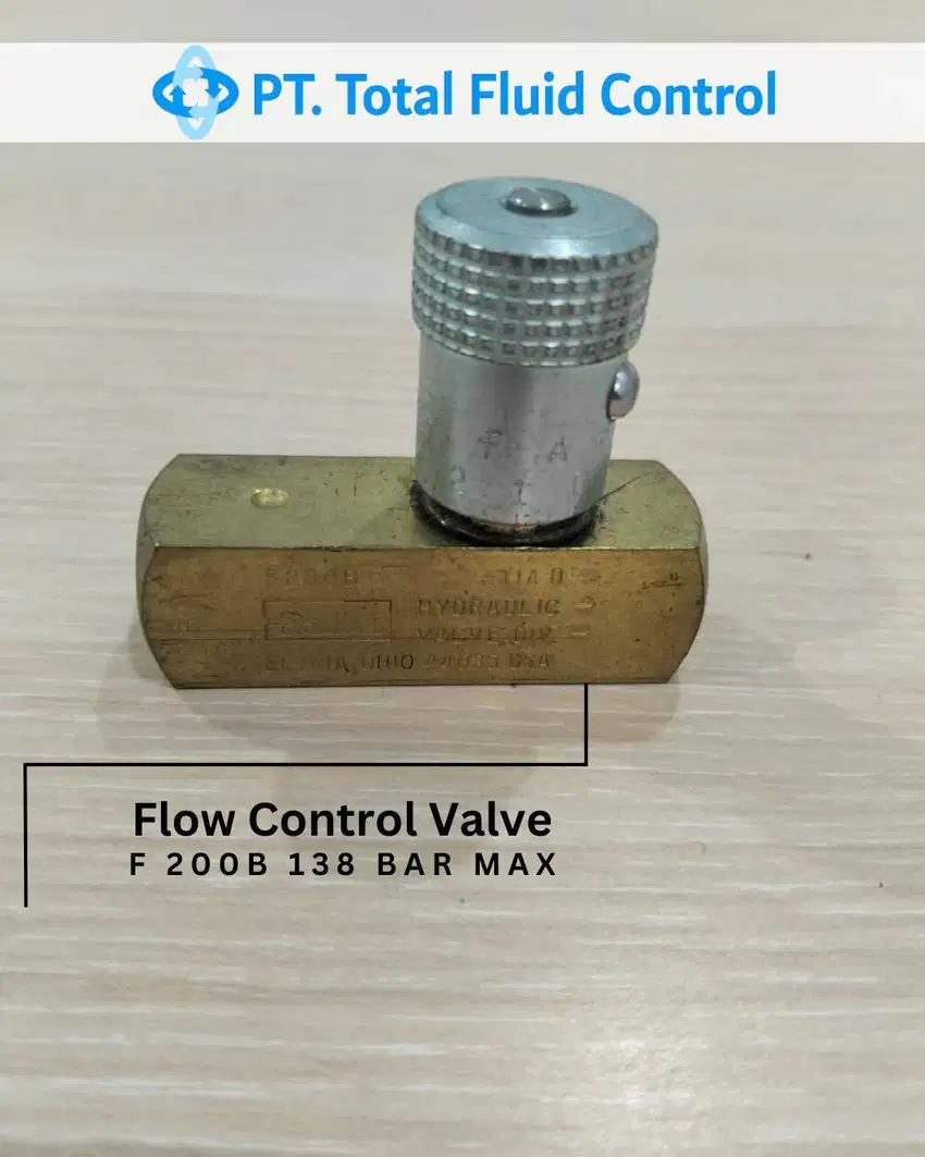 Flow Control Valve  F 200B 138 BAR MAX