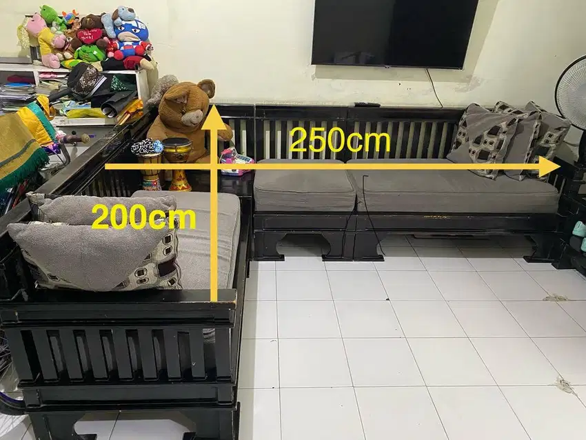 Sofa Jati Set Dan Meja Jati