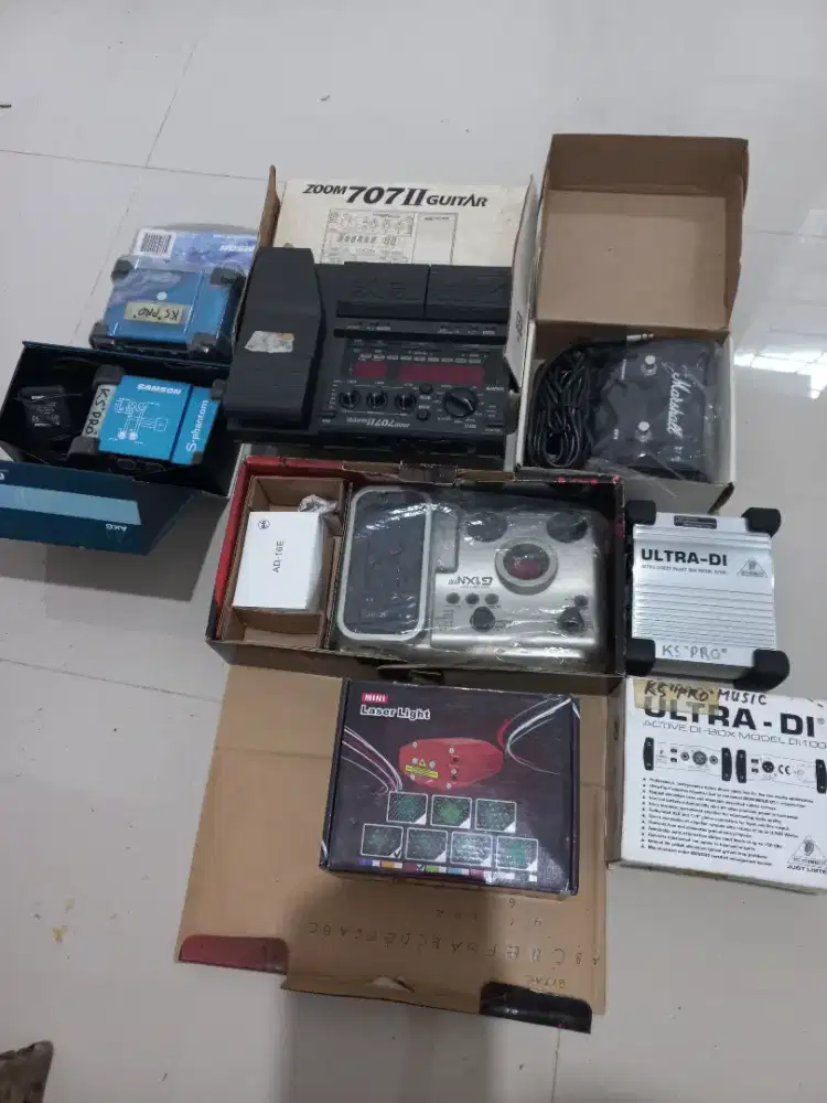 Effect gitar, DI-BOX dll.