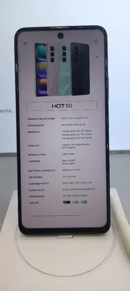 INFINIX HOT 50 — SPEK GAHAR, CICILAN SUPER RINGAN CUMA 200RIBUAN/BULAN