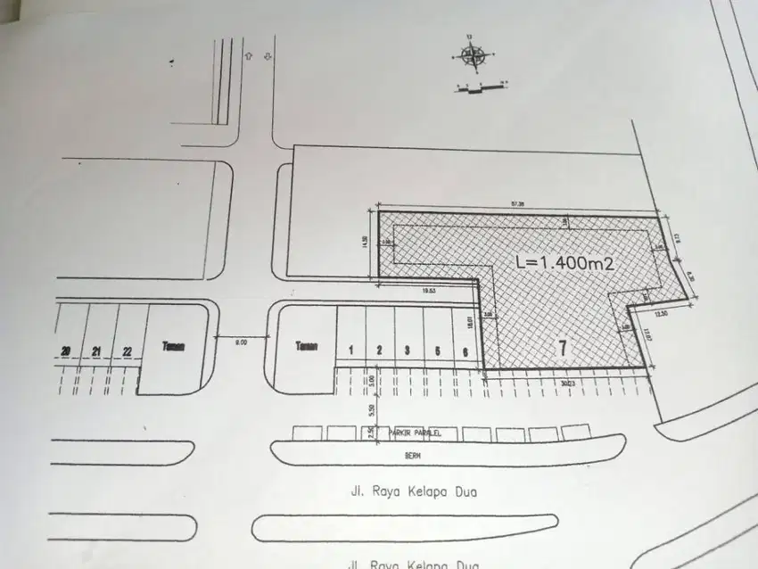 Di jual cepat tanah komersial di gading serpong Tangerang