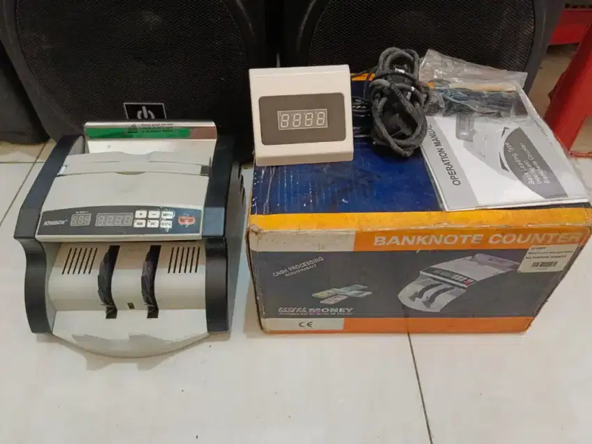 Mesin Penghitung Uang kertas Mesin Banknote Counter Krisbow BJ-02EUV