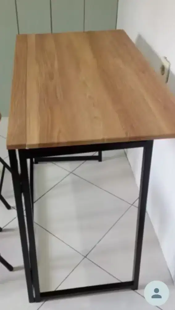 Meja Lipat minimalis  L90 D 40
