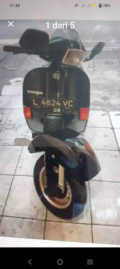 Vespa excel 200cc