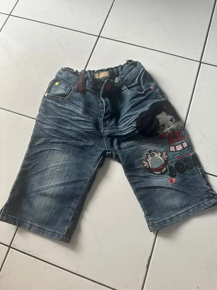 3pcs Celana dan rok jeans size 9