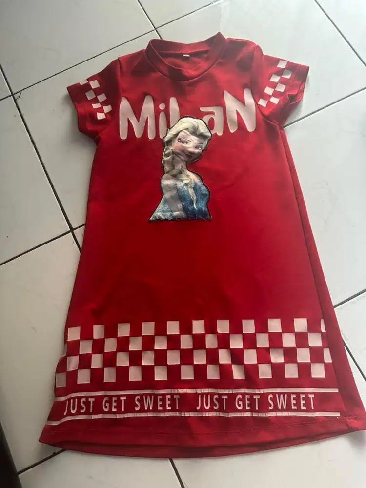 Dress anak size 8