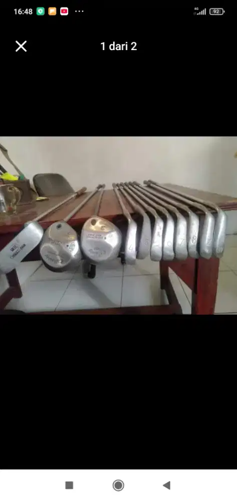 Golf dan tas lengkap