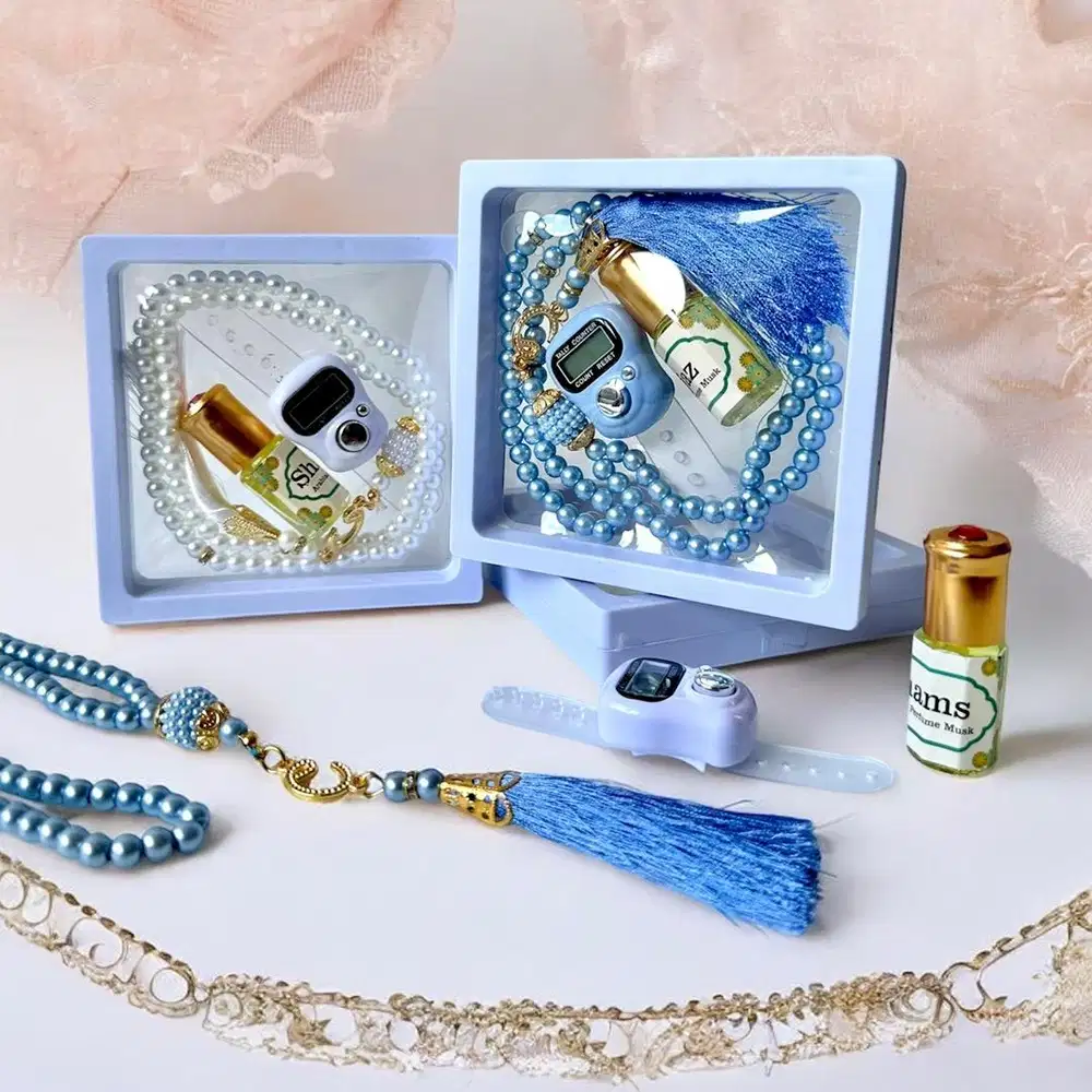 Paket Souvenir Tasbih Parfum Minyak Wangi Mewah Elegan