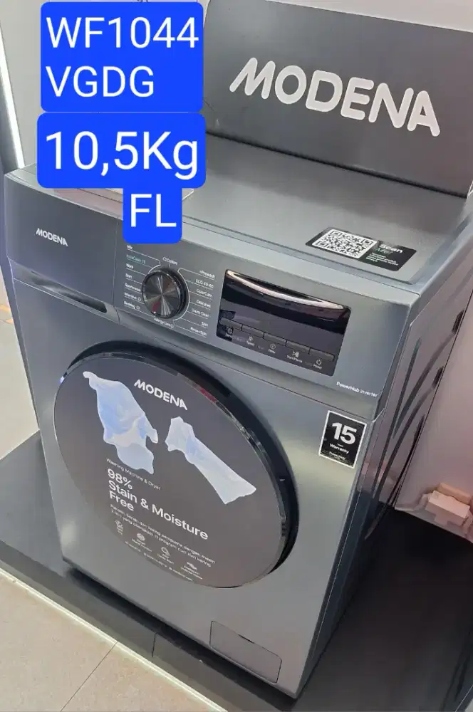 Mesin Cuci Front Loading Modena 10.5Kg Inverter