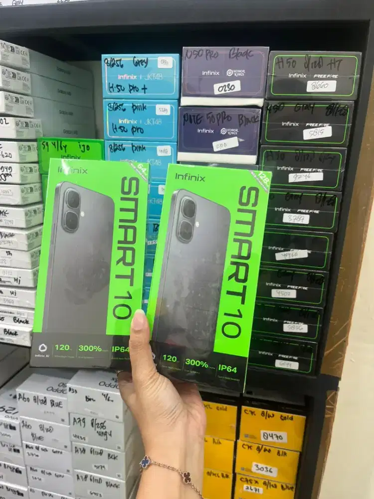 INFINIX SMART 10 RAM 4/64GB 4/128GB SEGEL BOX GARANSI RESMI 1 TAHUN