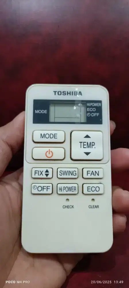 Di jual Remot AC Toshiba