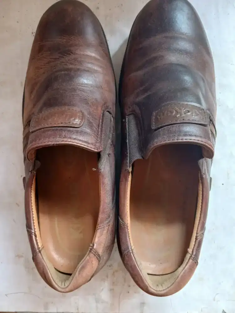 Sepatu kulit kickers, uk: 39, coklat sembur bagus