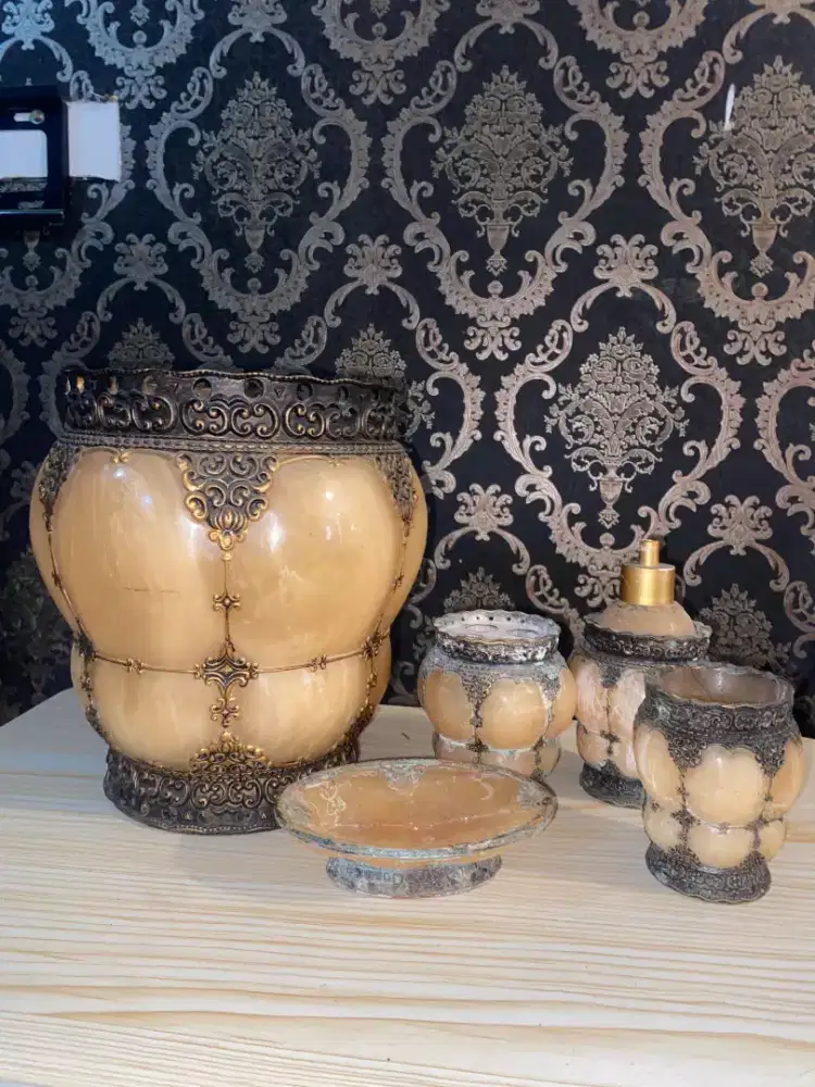 Jual Cepat Floral Home Bathroom Pack Kamar mandi Dekorasi luxury