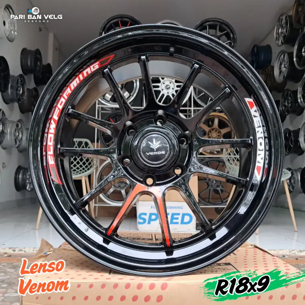 Verde Venom Flow Forming Ring 18 lebar 9 pcd. 5X114.3 ET. 20