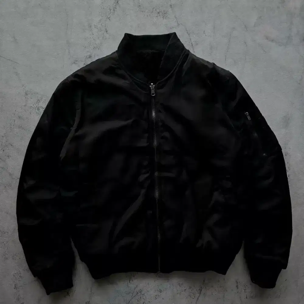 Jaket sherpa bomber bolak balik