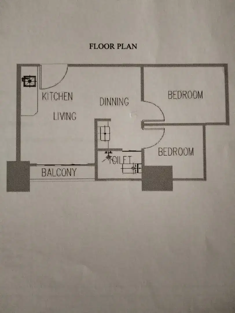 Dijual BU, apartemen 2bedroom, siap huni, Meikarta distrik 1 cikarang