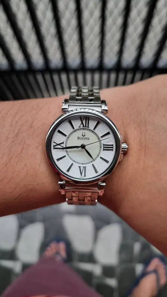 BULOVA 96L156 Silver Tone Quartz