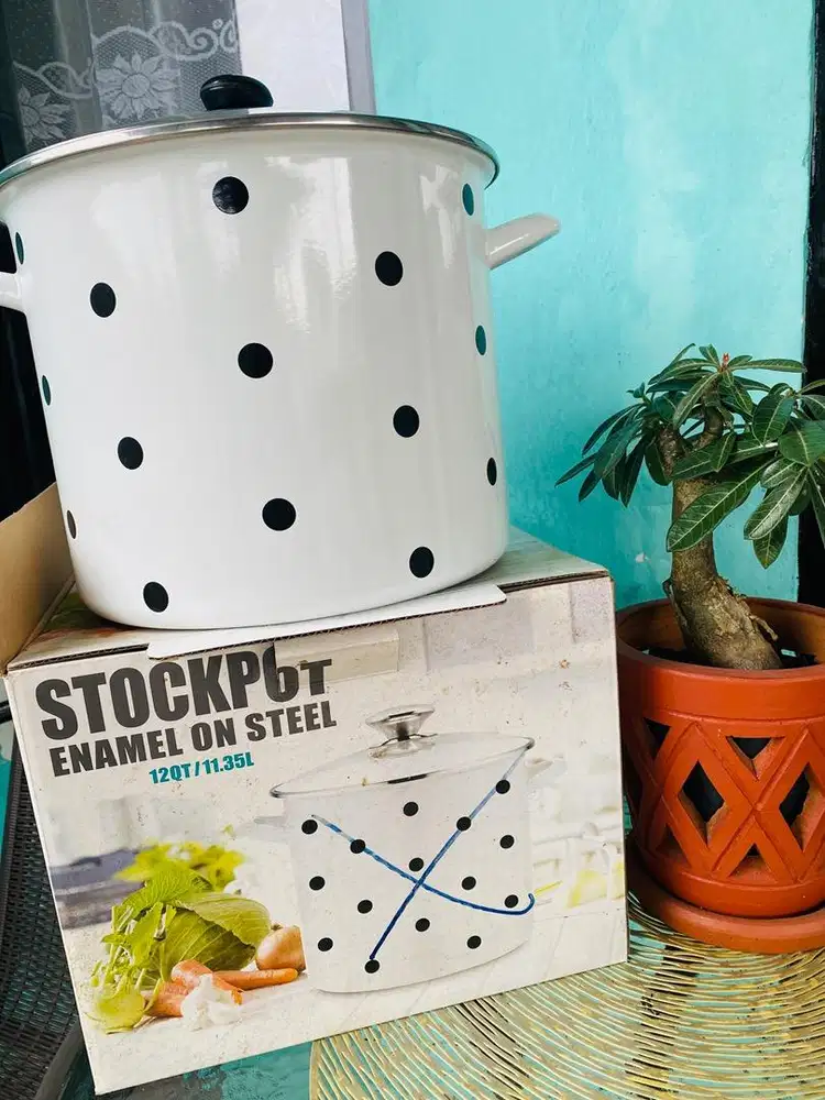 Jual murah aja stockpot enamel