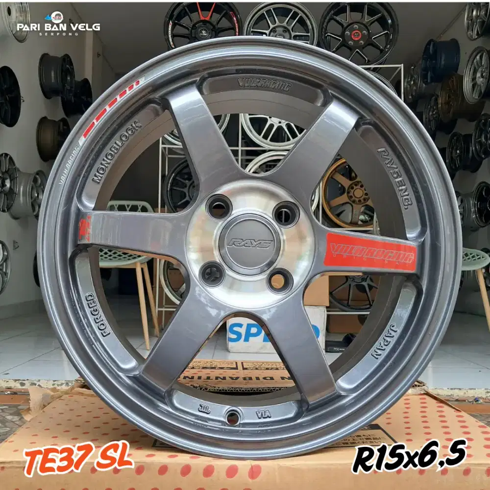 Rays Volk Racing Ring 15 lebar 6,5 
pcd. 4x100 et. 42