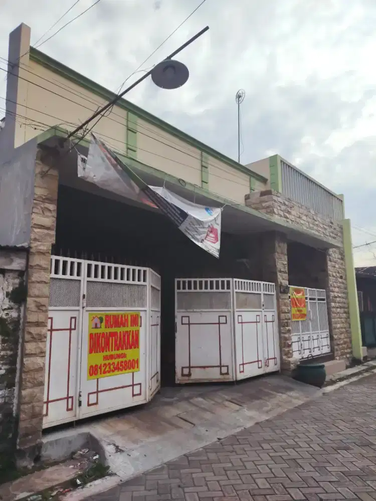 Bismillah
Dikontrakkan rumah di daerah kota (2rumah jadi satu)