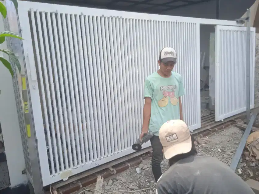Pagar rumah minimalis 115