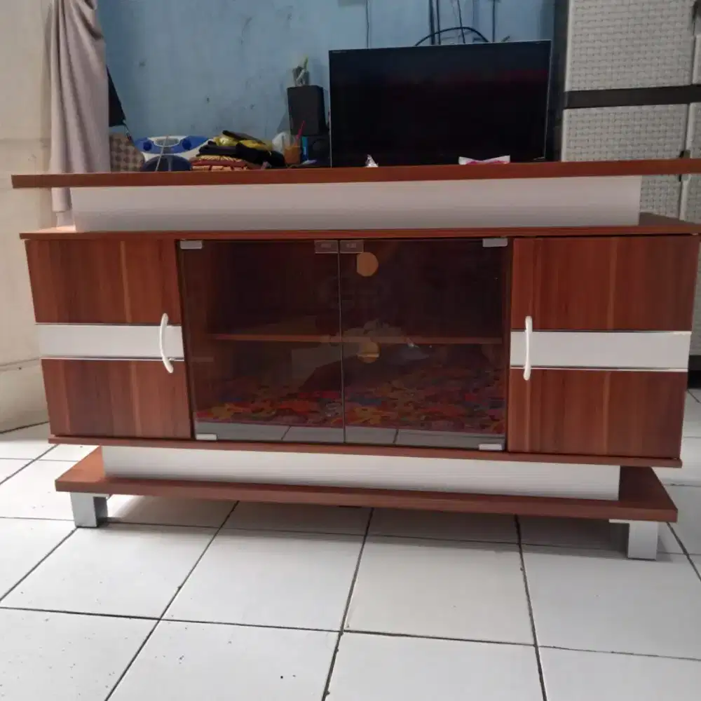 Meja Tv Murah Bahan Kayu Partikel