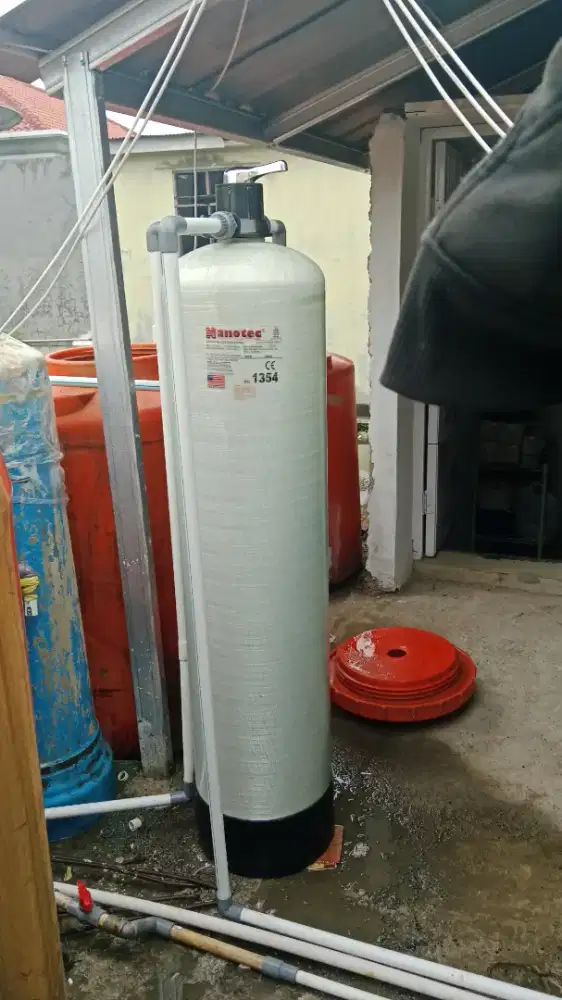 FILTER PENJERNIH AIR NANOTEC 13 (1354) Inch KUMPLIT MEDIA + PEMASANGAN