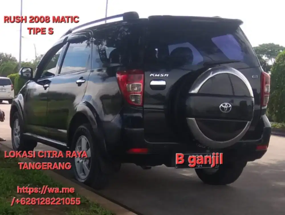 Jual  Toyota rush matic 2008 tipe S tipe tertinggi di zaman nya