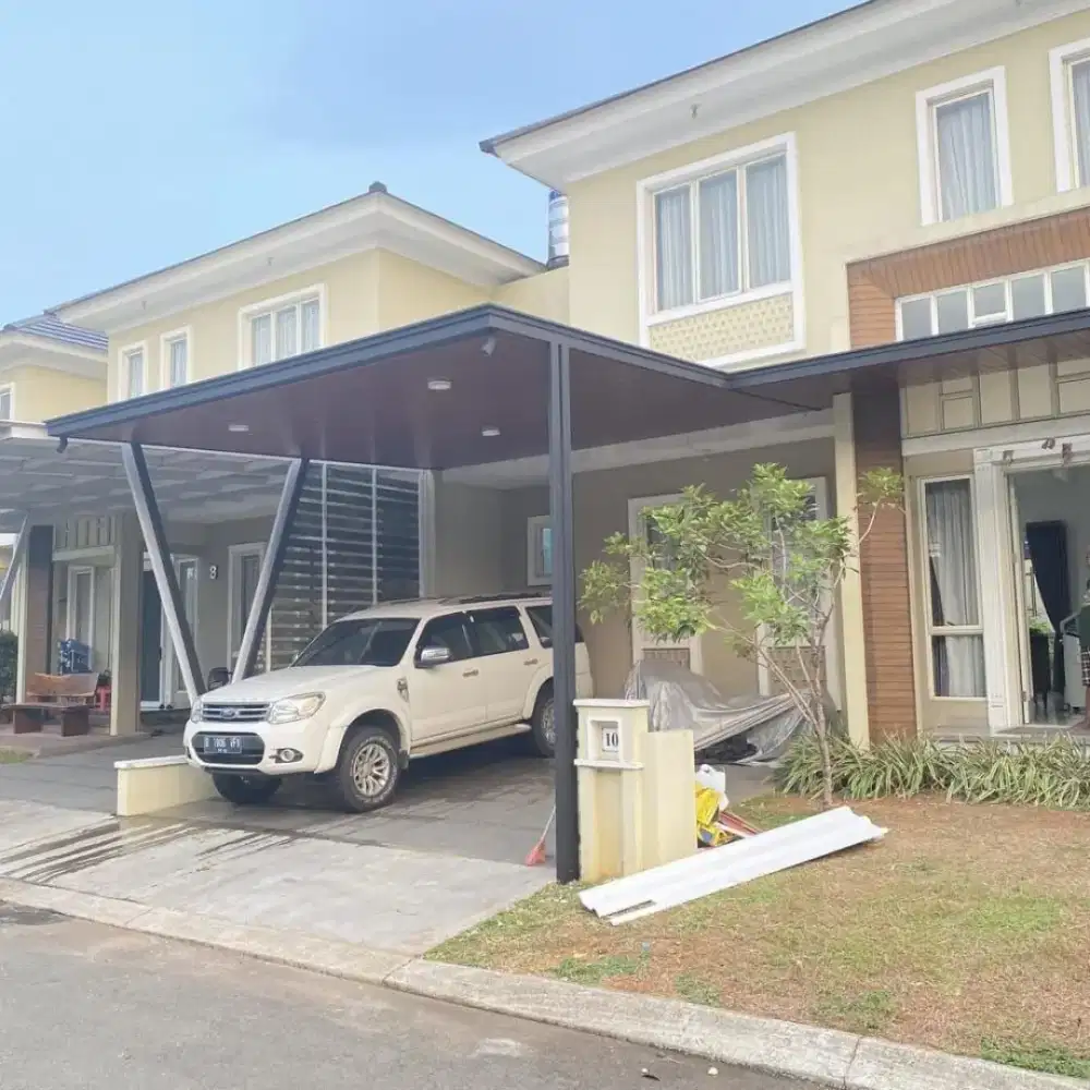 Kanopi  rumah model lis propil