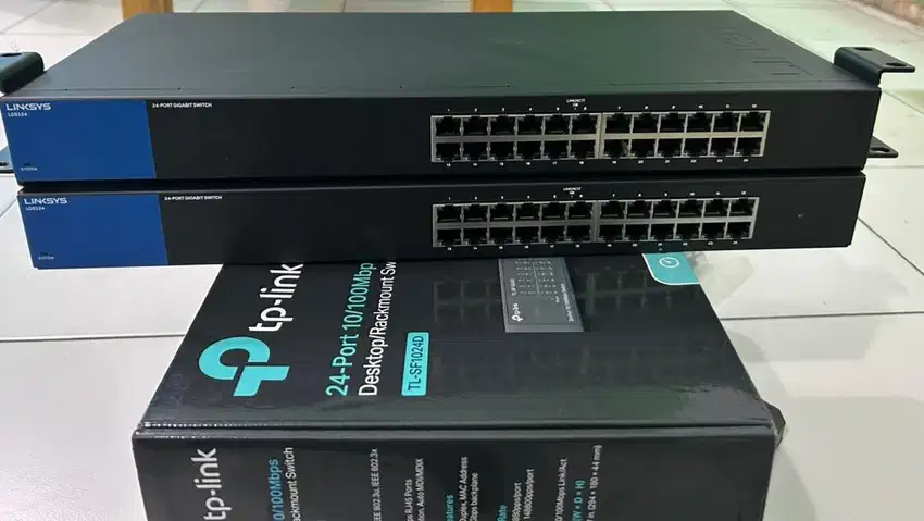 Switch Router LINKSYS 24 Port GIGABIT