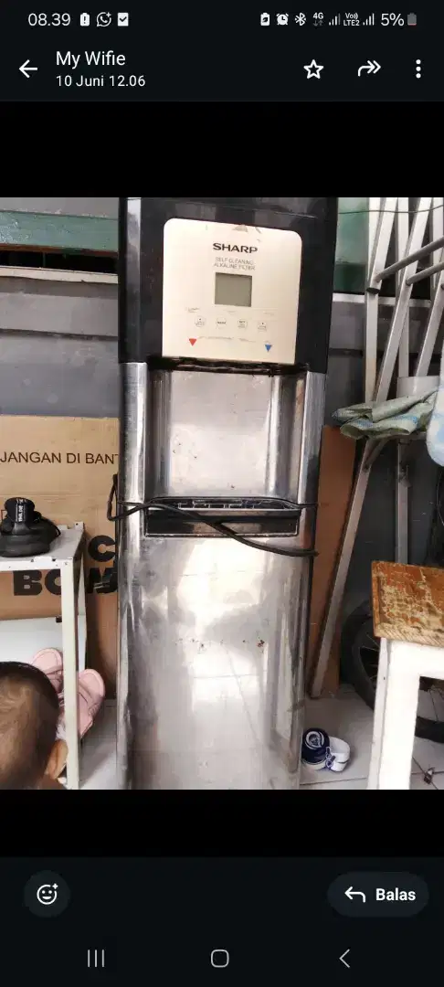 Di jual Dispenser air galon bawah