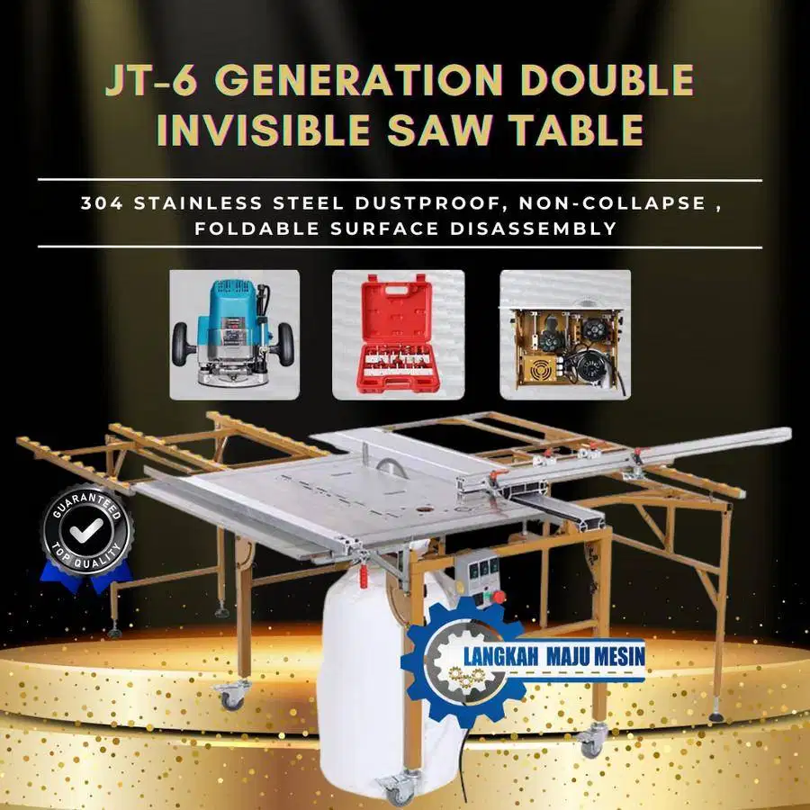 Multi Propose Woodworking Table Saw Portable / Wood Tablesaw JT-6 - DU