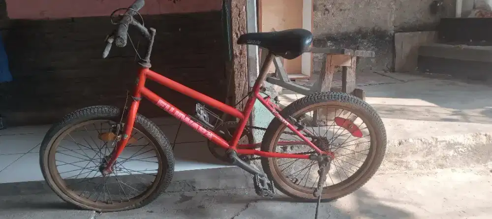 Sepeda Jadul FUJIWARA bahan full orisinil original ban 20