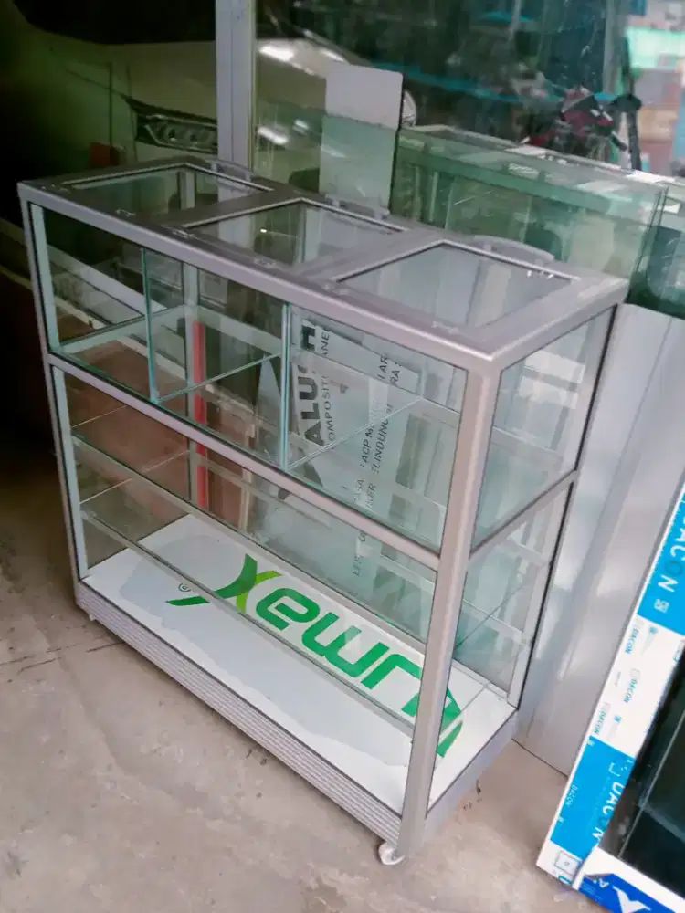 Etalase beras 1m/cod