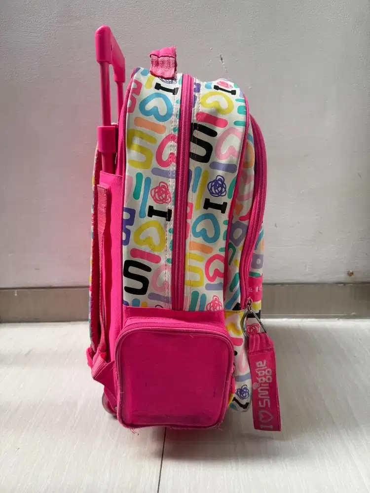 Tas smiggle preloved / Tas roda sekolah anak / Koper travelling